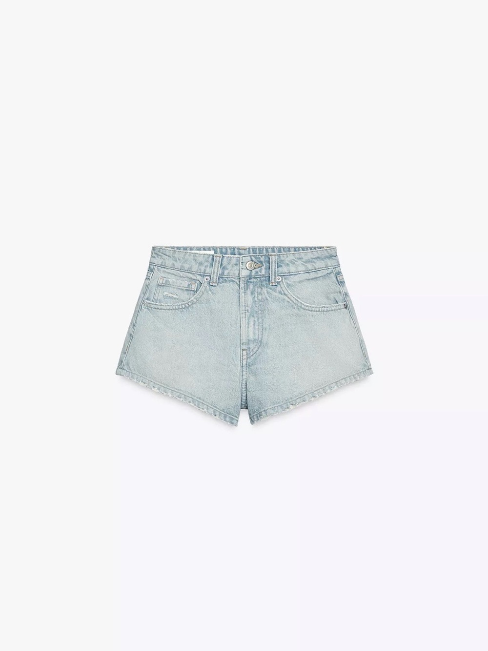 Zara Light Blue Denim Cutoff Shorts